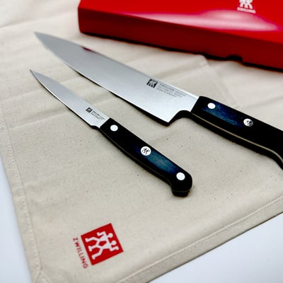 《8吋主廚刀&4吋水果刀雙刀組》德國雙人牌/36130-005-010