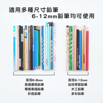 《電動機削鉛筆機》粗細雙孔6-12mm6