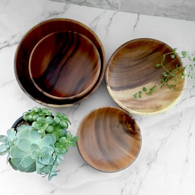 《相思木製沙拉碗》9