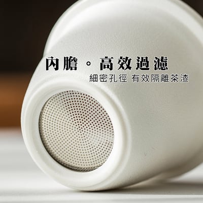 《熊貓大俠旅行茶具組/茶水分離杯》附收納包3