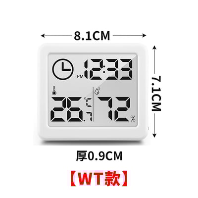 《超薄簡約溫溼度電子鐘》11