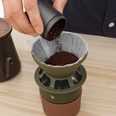 《摺疊便攜式咖啡濾杯》1~2人份12
