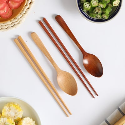 《日式麥稈盒裝餐具組》10