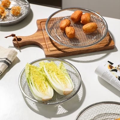 《不鏽鋼濾油瀝水盤》22cm7