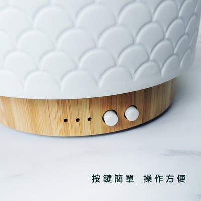 《白玉波浪竹子底座香薰機》280ml9