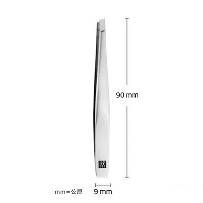 《德國雙人牌 Twinox不鏽鋼磨砂斜角鑷子》78146-101-0 眉毛夾【平行輸入】4