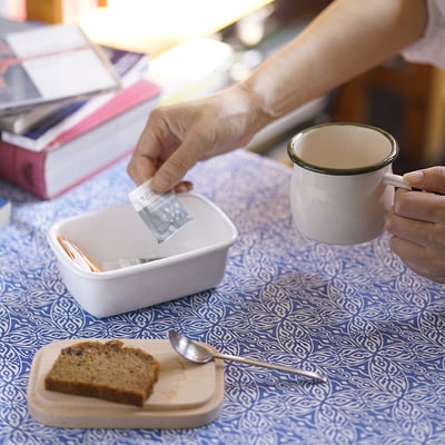 《日式加厚琺瑯奶油盒》含木蓋/800ml10