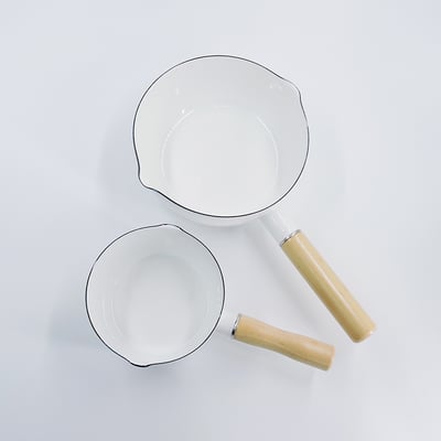 《日式加厚琺瑯鍋》12cm/18cm7