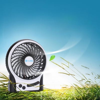 《夏日廁所必備好物/充電風扇》LIleng-83110