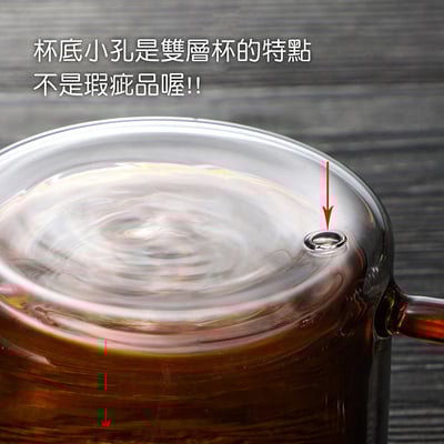 《彩色雙層咖啡杯》250ml4