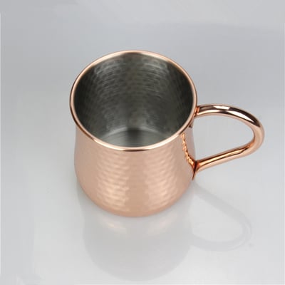 《莫斯科腰型錘點杯》玫瑰金4