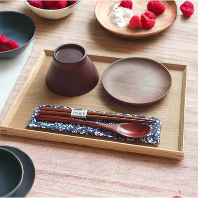 《日式原木托盤 》胡桃木/橡木3