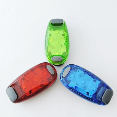 《LED夜間安全警示燈》跑步燈/綁腿燈/內附2顆電池5