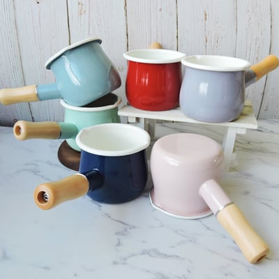 《日式迷你琺瑯鍋》10cm3