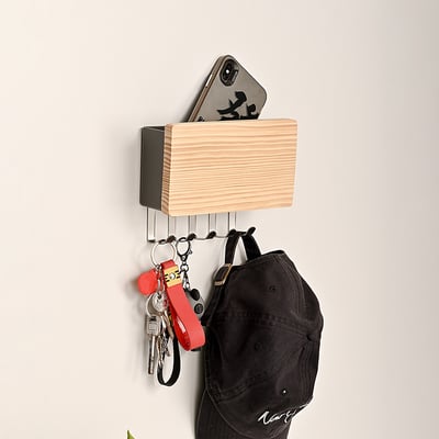 木製良品《鑰匙掛勾收納盒》3