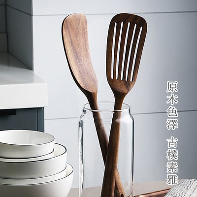 《韓風不沾鍋柚木炒菜鏟》12