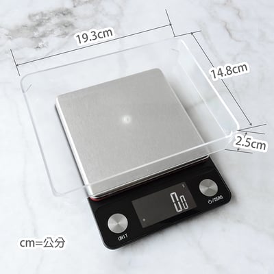 《5000g不鏽鋼防水電子秤》充電款/電池款 廚房秤 烘焙秤 料理秤6