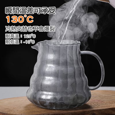 條紋咖啡壺/煙燻黑》500ml4