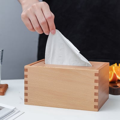 木製良品《磁吸蓋木製面紙盒》7