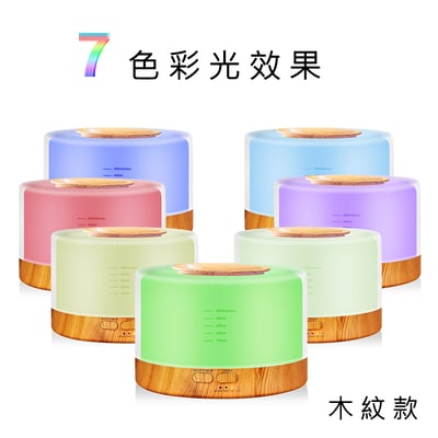 《無印風超音波精油香氛水氧機》附遙控器/500ml2