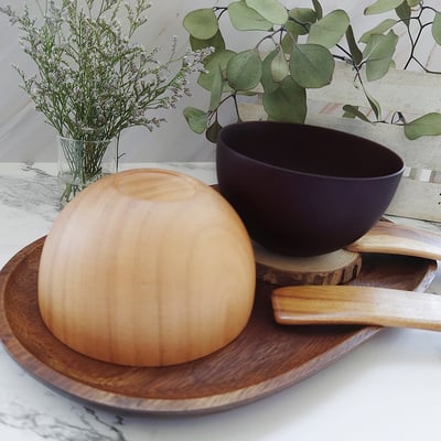《原木日式木碗/平安汁碗》5