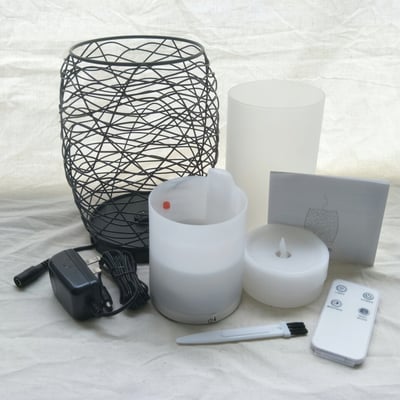 《蠟燭燈氛圍/超音波精油香氛水氧機》附遙控器4