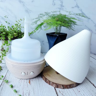 《白玉海螺橡木底座香薰機》180ml7