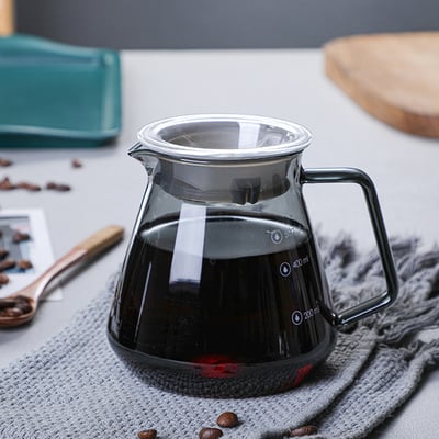 《玻璃咖啡壺/煙燻黑》500ml2