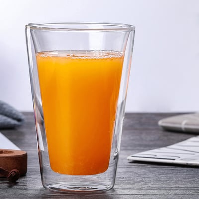 《耐熱雙層玻璃杯》380ml7