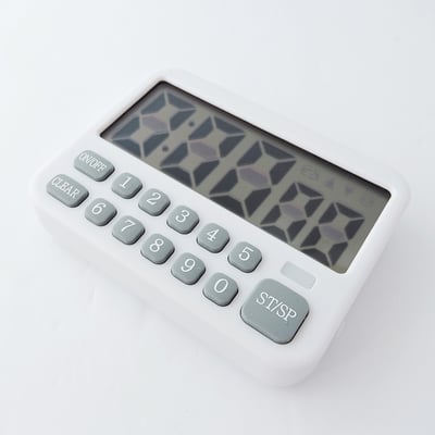 《廚房大螢幕可調音量電子計時器》5