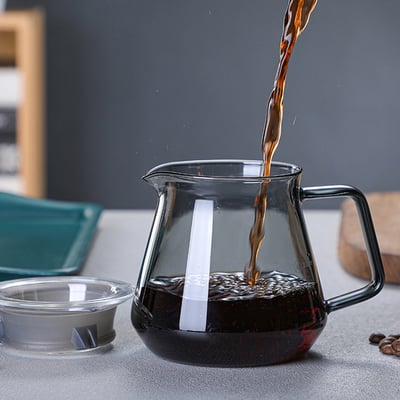 《玻璃咖啡壺/煙燻黑》500ml7