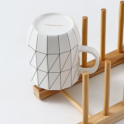 《日式楠竹八層杯盤架》9