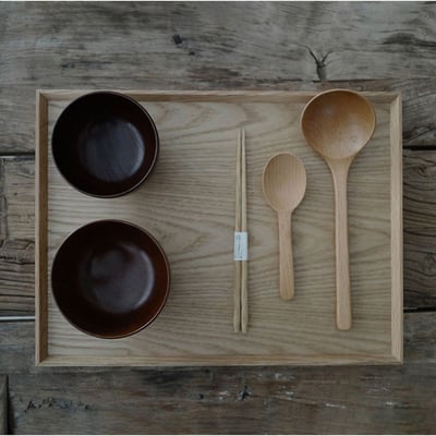 《日式原木托盤 》胡桃木/橡木9