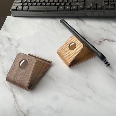 木製良品《創意曲木手機座》手機支架 手機座 追劇神器 原木手機架10