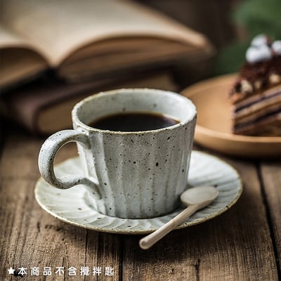 《日式粗陶咖啡杯組》9