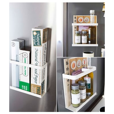 《磁吸冰箱保鮮膜收納架》2