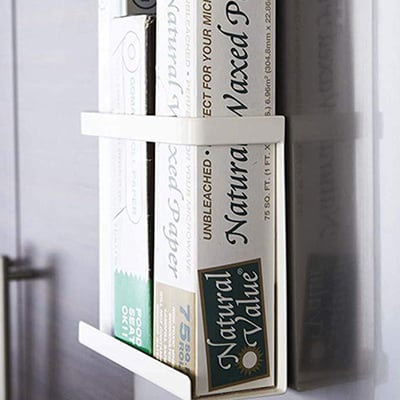 《磁吸冰箱保鮮膜收納架》5