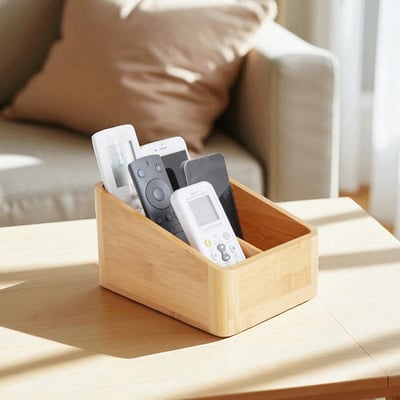 木製良品《格子收納盒》遙控器/化妝品2