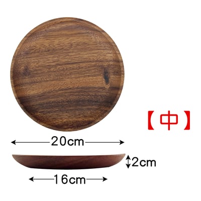 《胡桃木圓形餐盤》13