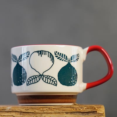 《日式田園風咖啡杯》300ml16