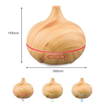 《木紋超音波香薰機》300ml 附遙控器4