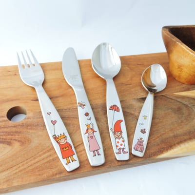 《 德國雙人牌 /兒童餐具組/埃米爾公主》TWIN KIDS/07136-210-0【平行輸入】10