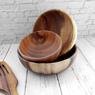 《相思木製沙拉碗》8