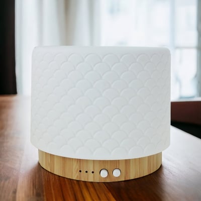 《白玉波浪竹子底座香薰機》280ml1