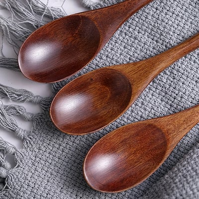 《日式和風原木湯匙》12