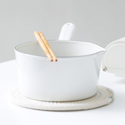 《日式加厚琺瑯單柄鍋》15cm/1000ml5