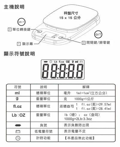 《不鏽鋼廚房電子秤》廚房秤 烘焙秤 料理秤2