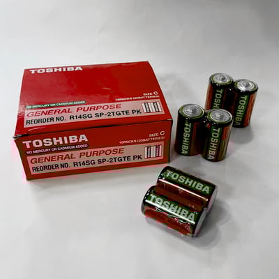 《 東芝 TOSHIBA鹼性 / 碳鋅電池 》1號/(D)2號(C)3號(AA)4號(AAA)5