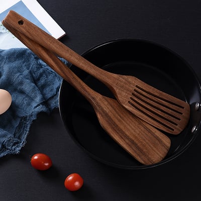 《韓風不沾鍋柚木炒菜鏟》7