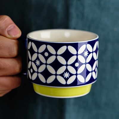 《日式田園風咖啡杯》300ml9